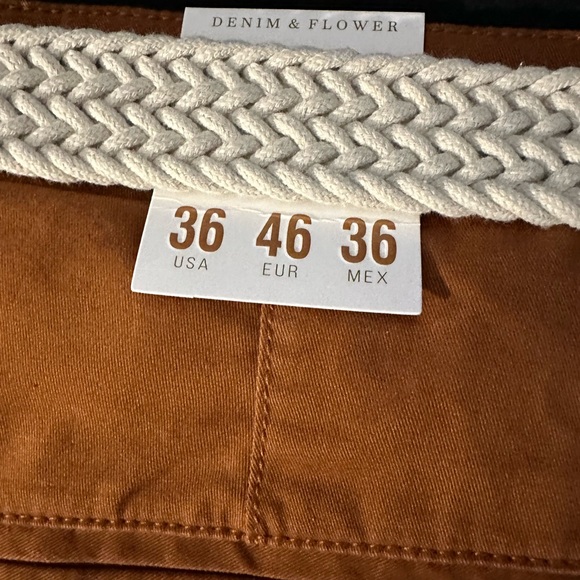 DENIM & FLOWER STRETCH C.H.IN O PANTS SIZE 36 - Picture 7 of 10